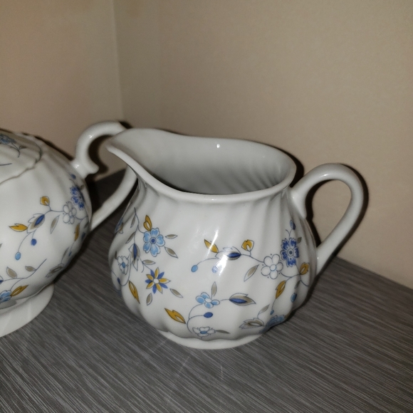 Cream and Sugar Set Vtg China Sonnet Leonia - Picture 2 of 6